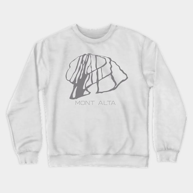 Mont Alta Resort 3D Crewneck Sweatshirt by Mapsynergy